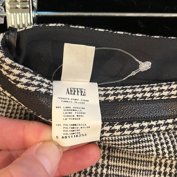 Jean Paul Gaultier Femme houndstooth and plaid pencil mini skirt size 4 - Picture 5 of 6
